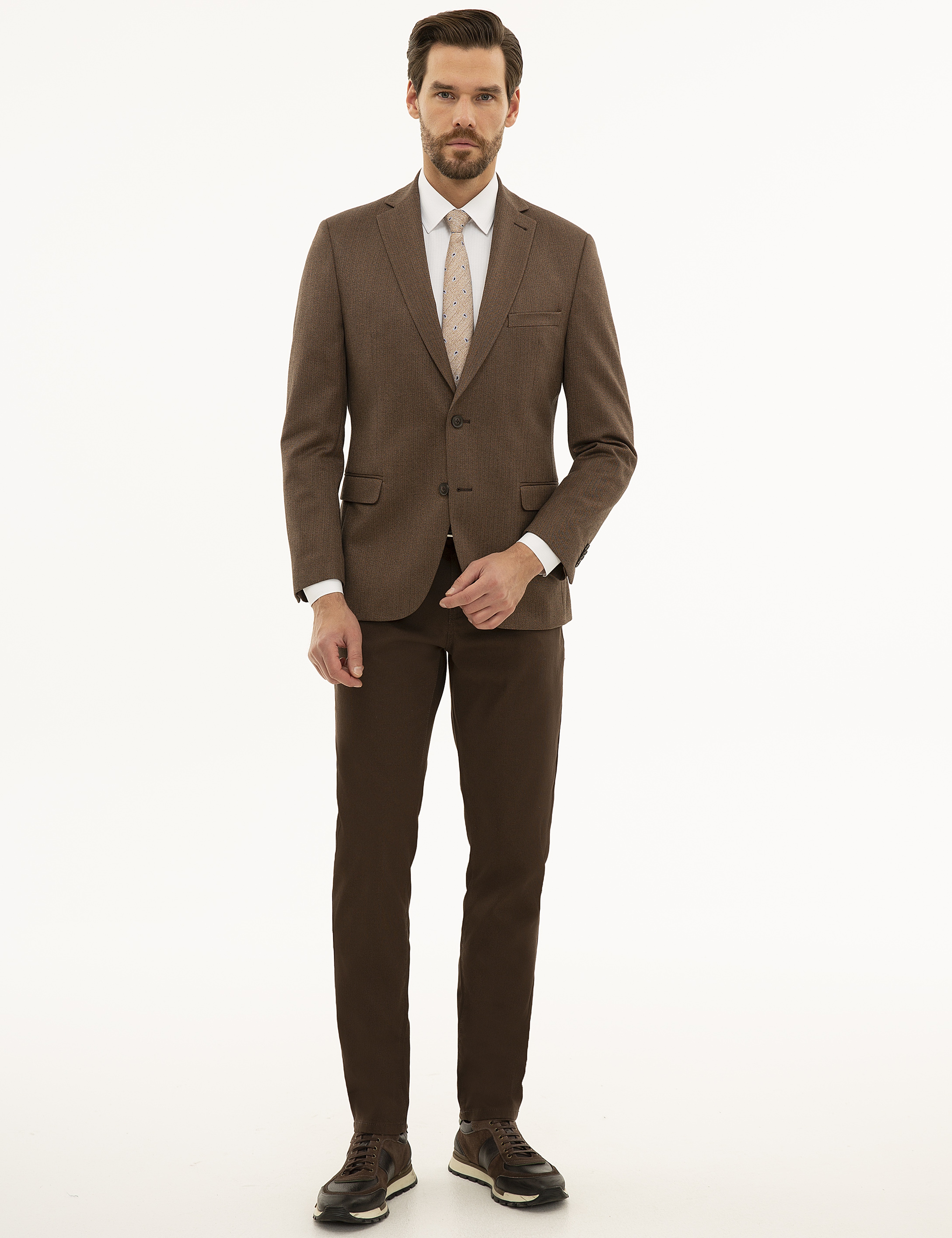 Camel Slim Fit Ceket - Image 5