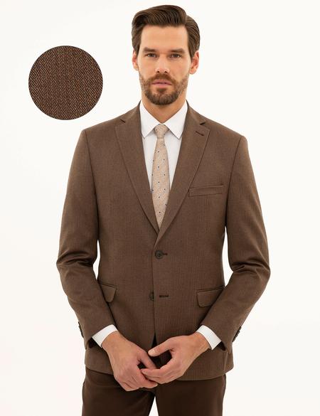 Camel Slim Fit Ceket - 50225489038