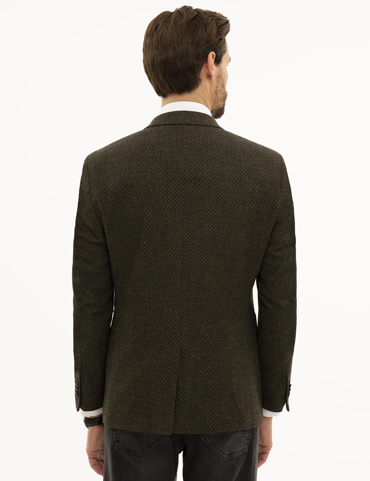 Haki Slim Fit Ceket - 50226171047