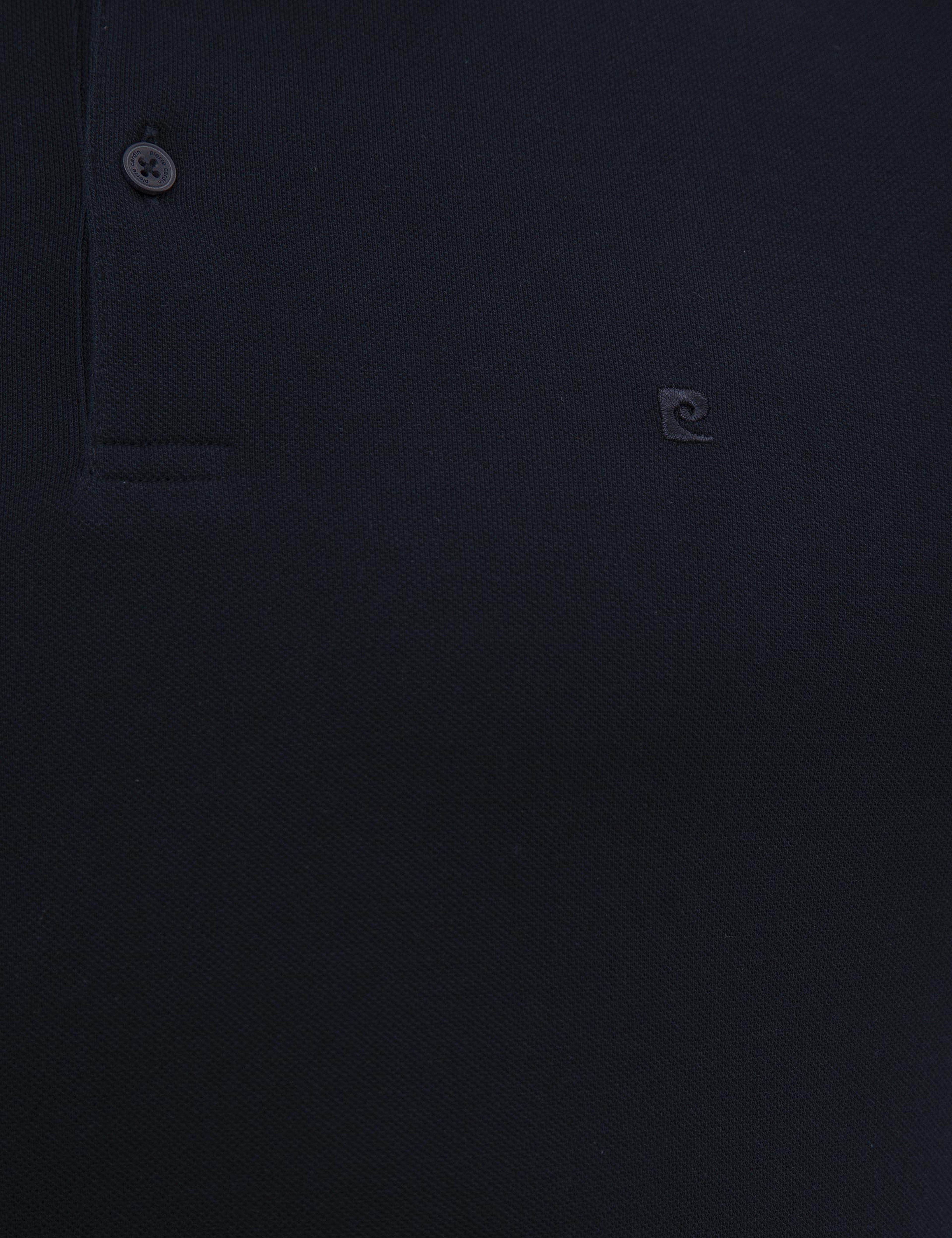 Lacivert Slim Fit Basic Sweatshirt - Image 6