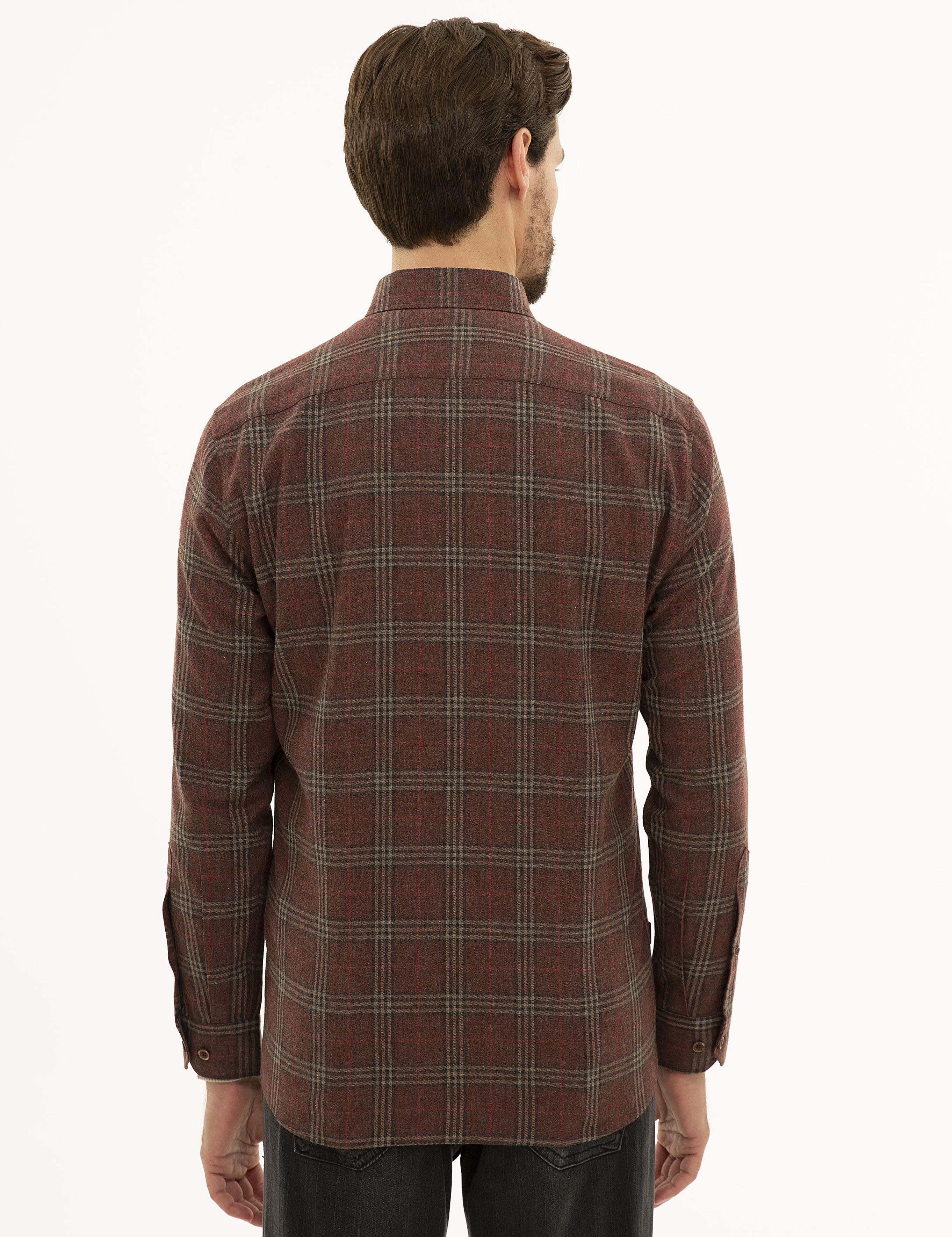 Bordo Regular Fit Gömlek