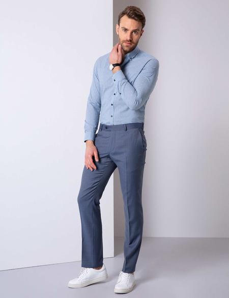 Koyu Mavi Slim Fit Pantolon - 50204919015