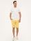 Sarı Standart Fit Bermuda Şort