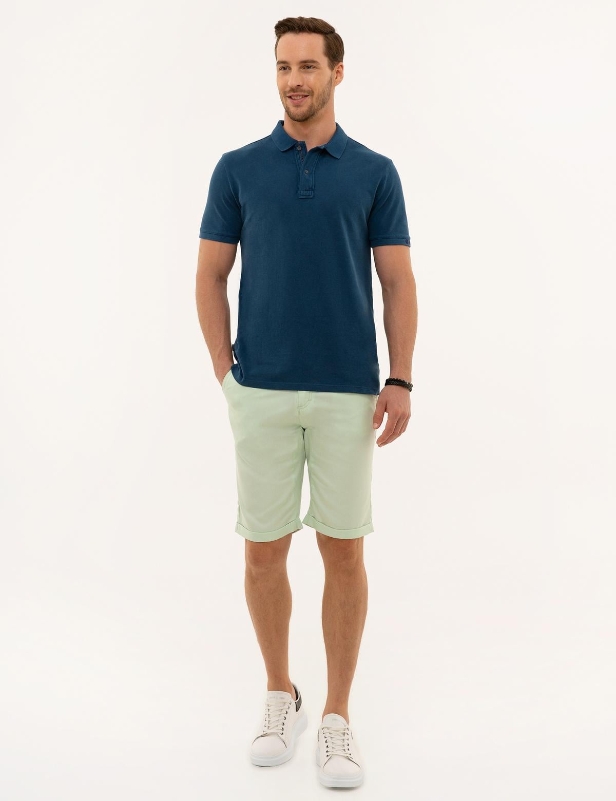 Mint Standart Fit Bermuda Şort