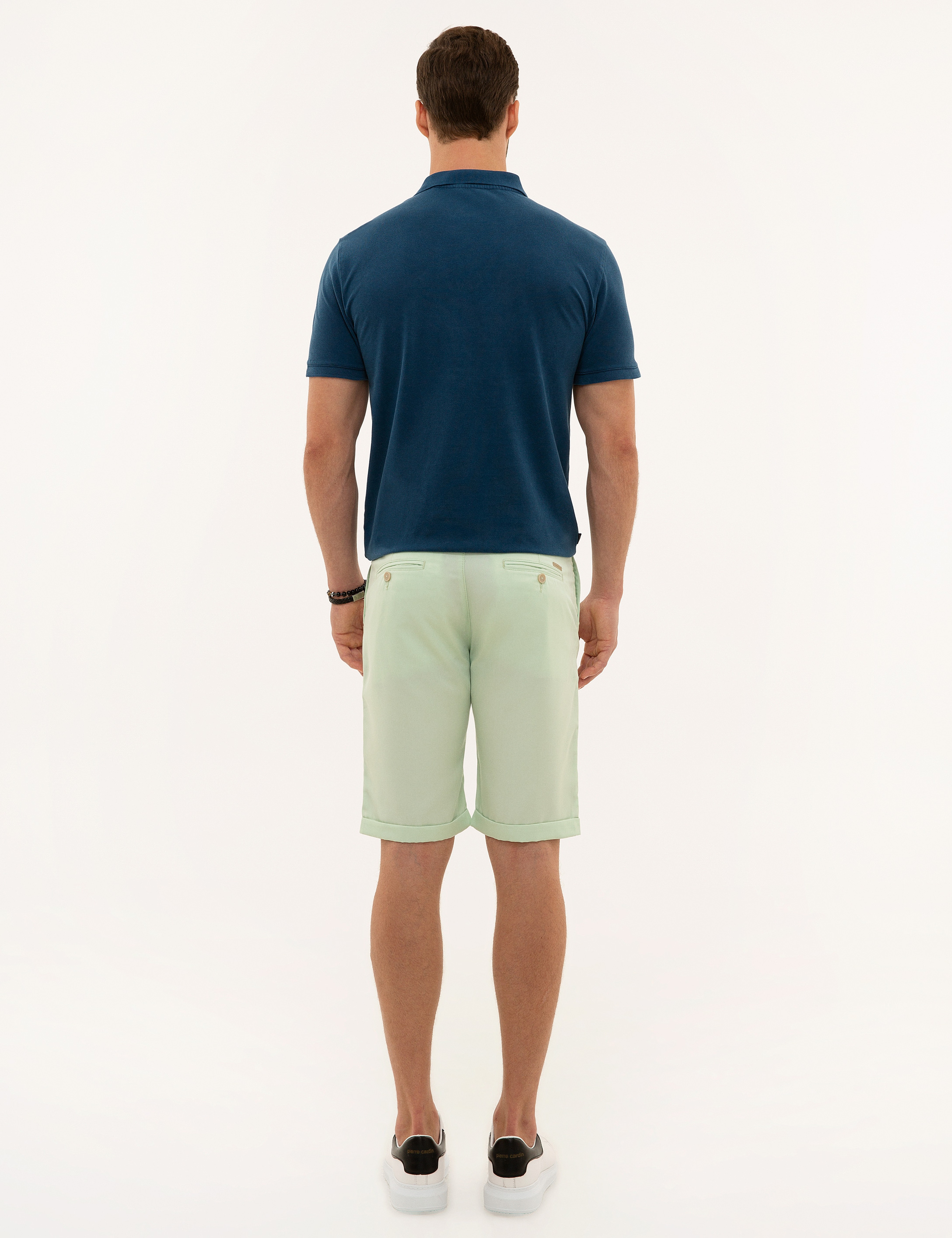 Mint Standart Fit Bermuda Şort - Image 3