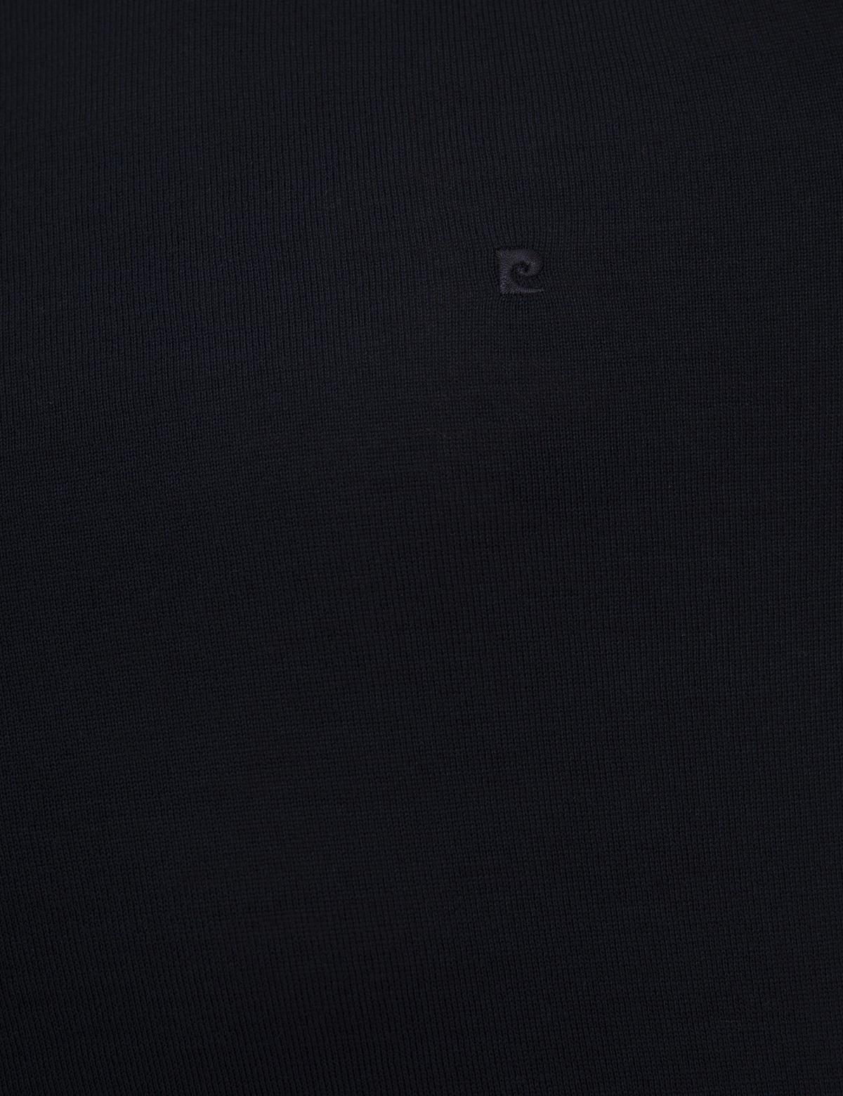 Lacivert Slim Fit Bisiklet Yaka Yün Karışımlı Basic Triko Kazak - 50227677016