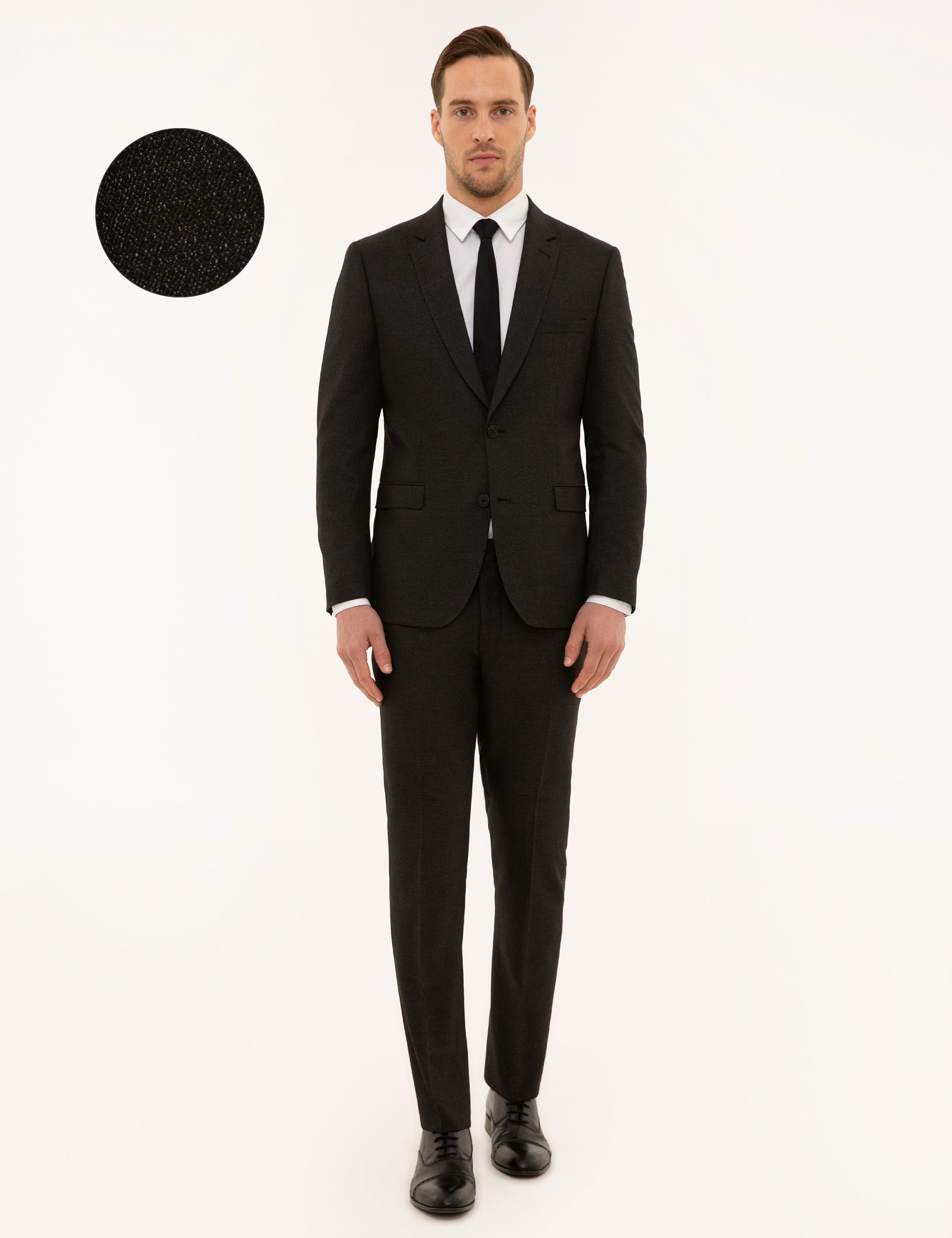 Siyah Slim Fit Takım Elbise