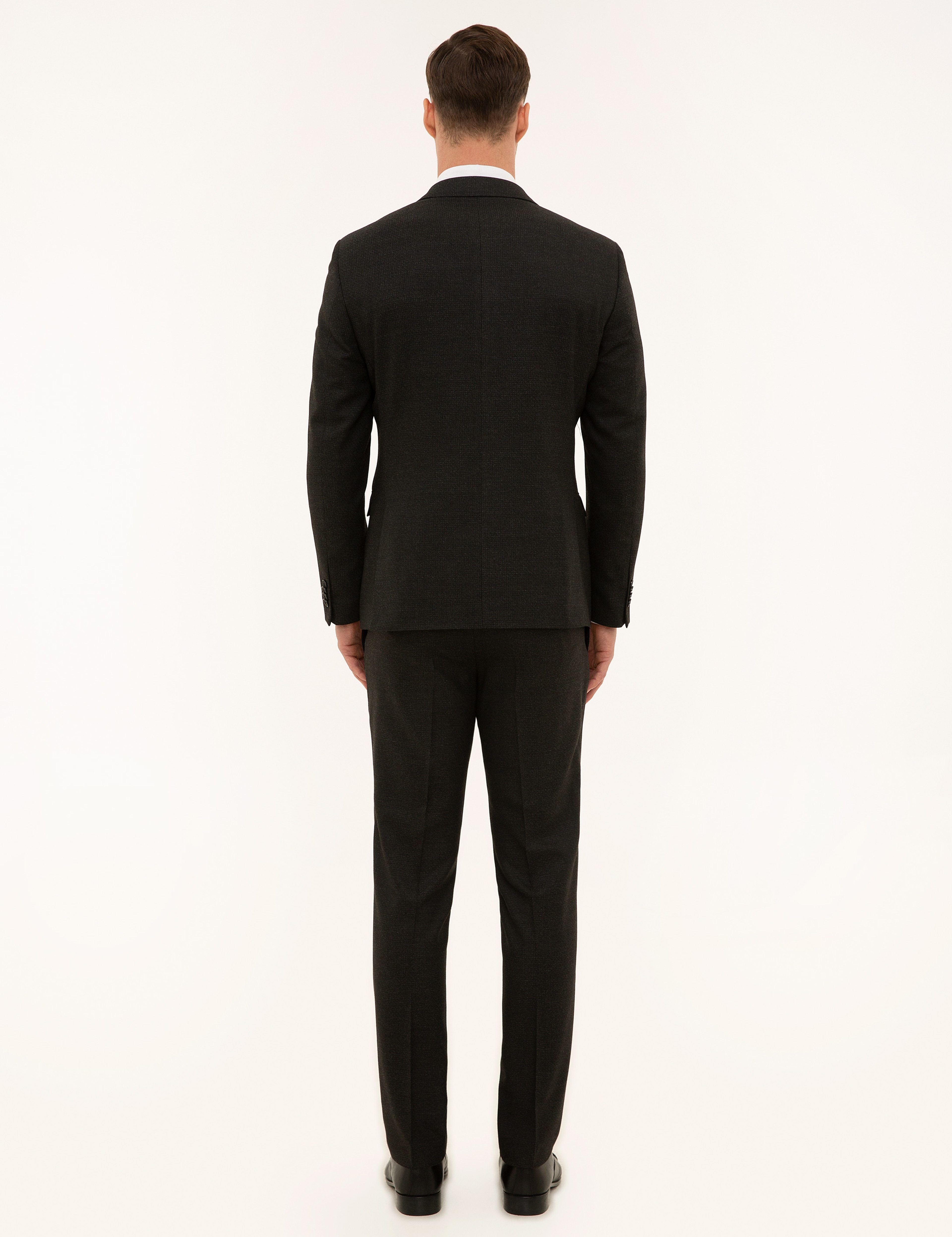 Siyah Slim Fit Takım Elbise - Image 6