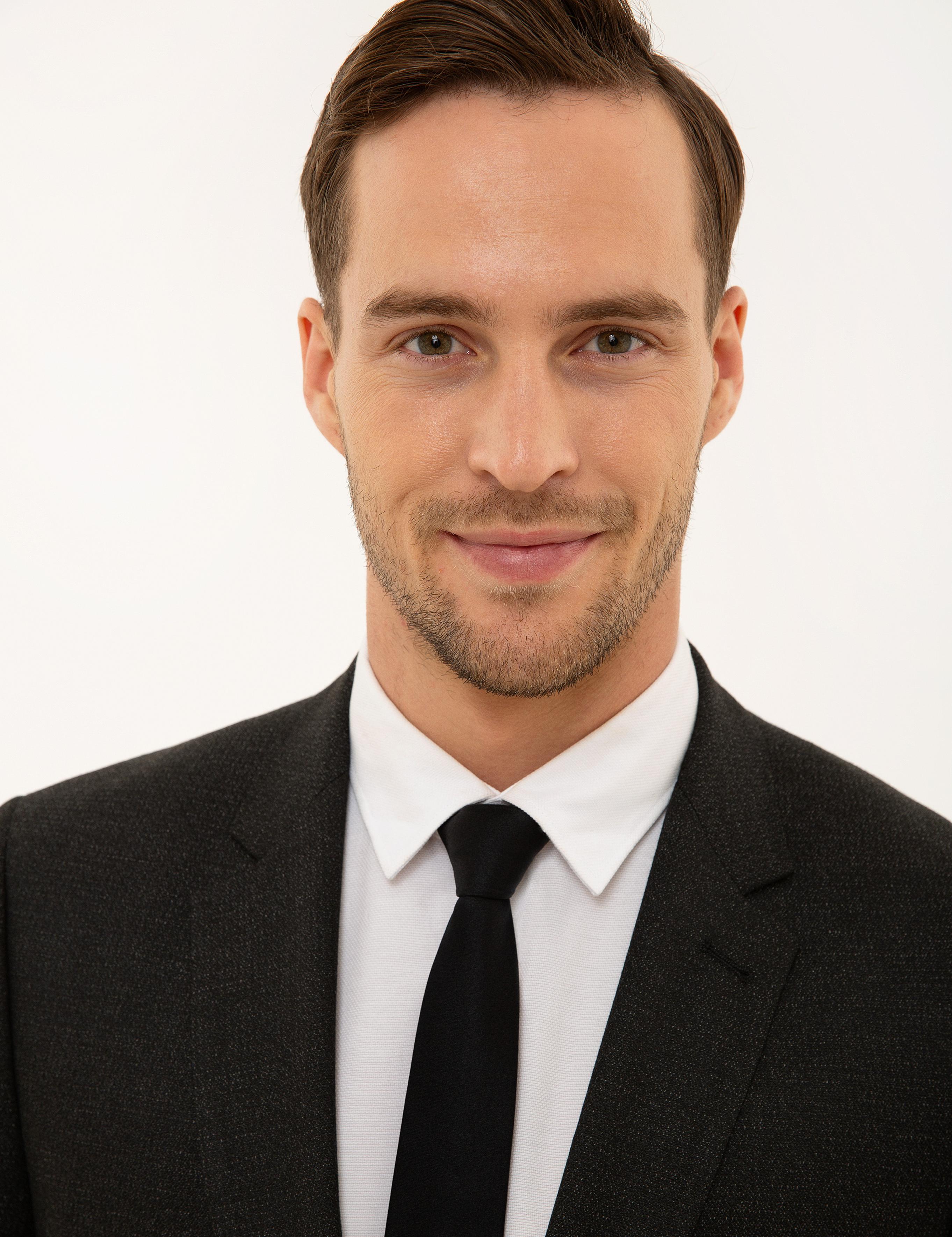 Siyah Slim Fit Takım Elbise