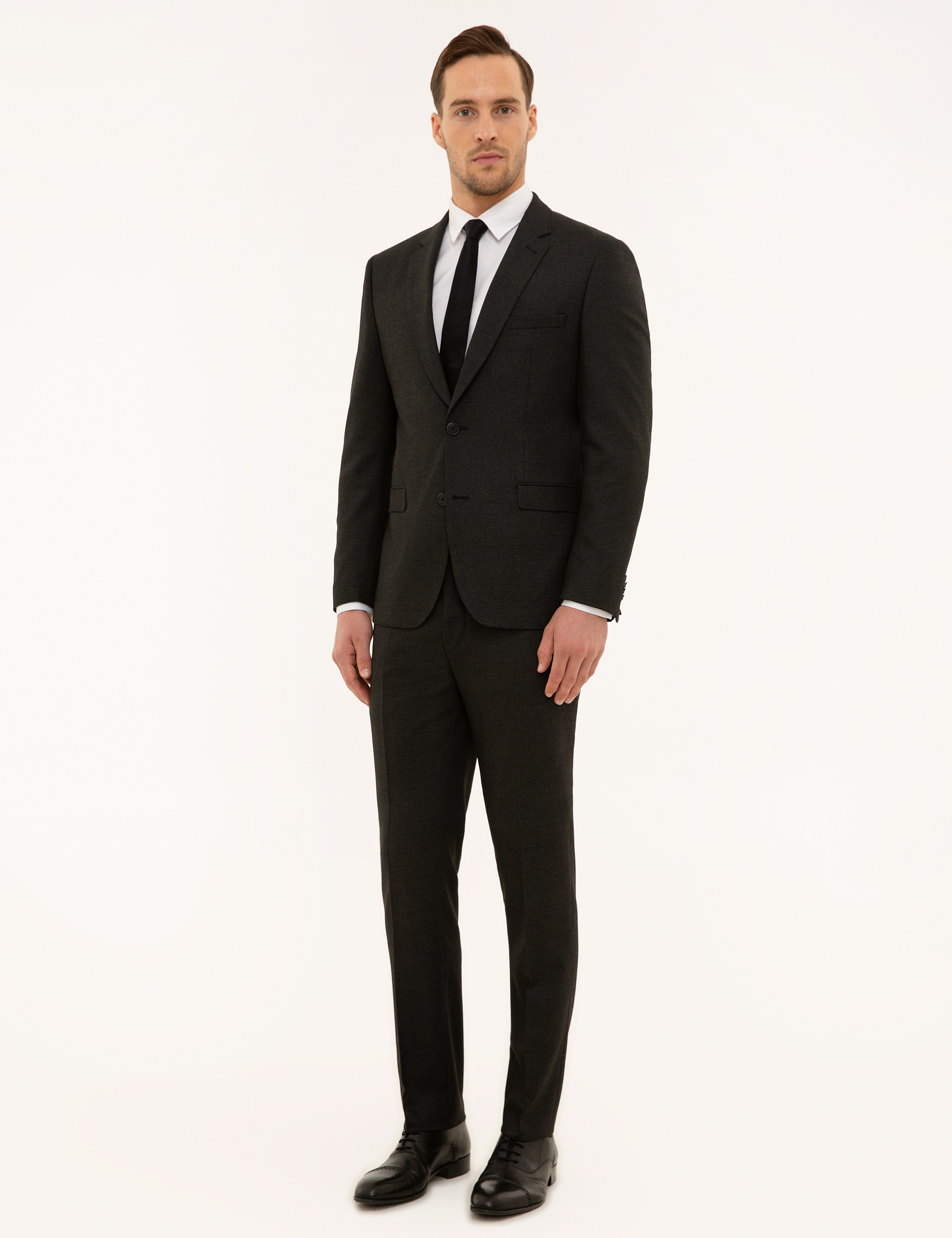 Siyah Slim Fit Takım Elbise