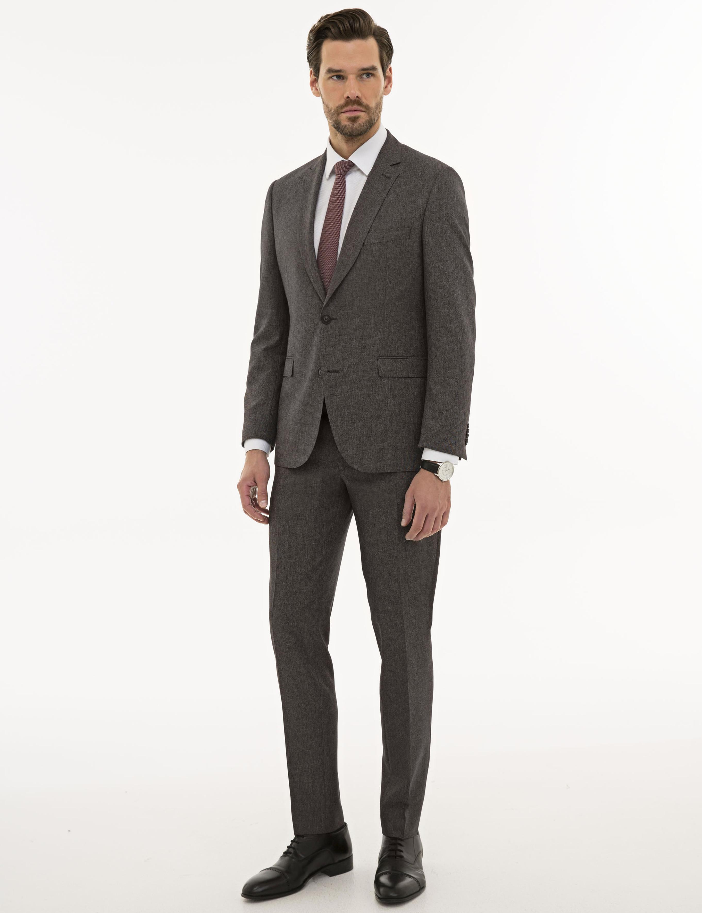 Bordo Ex. Slim Fit Takım Elbise