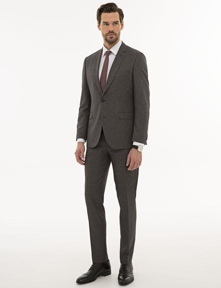 Bordo Ex. Slim Fit Takım Elbise - 50228490044