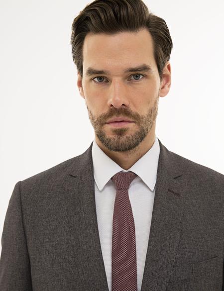 Bordo Ex. Slim Fit Takım Elbise - 50228490044