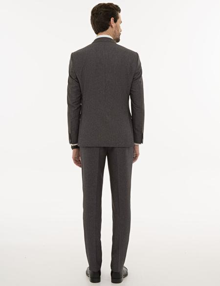 Bordo Ex. Slim Fit Takım Elbise - 50228490044