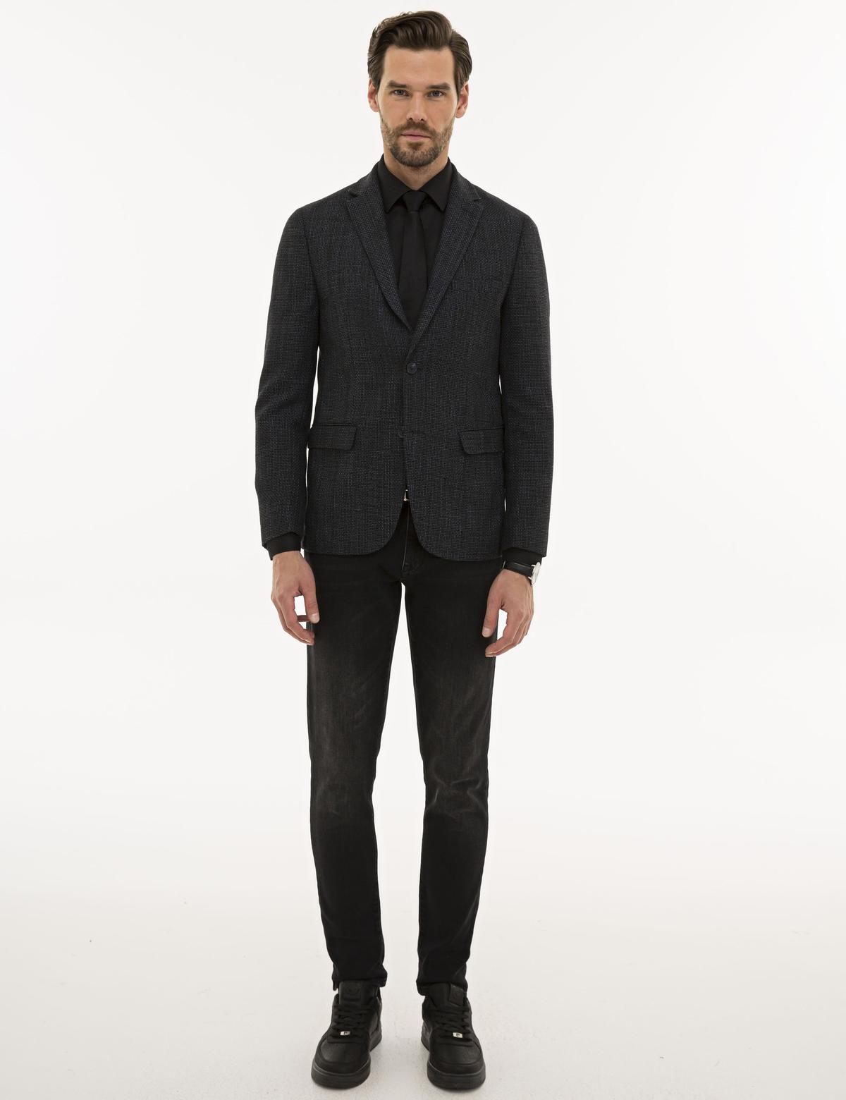 Açık Lacivert Ekstra Slim Fit Ceket - 50228521017