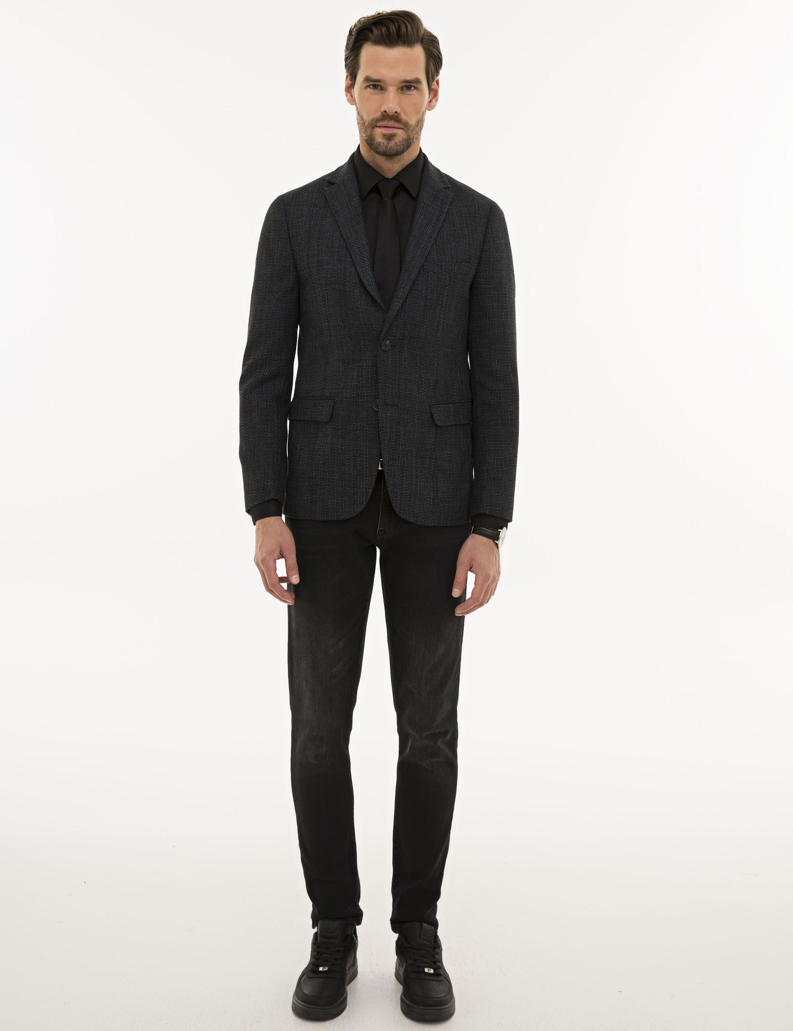 Açık Lacivert Ekstra Slim Fit Ceket