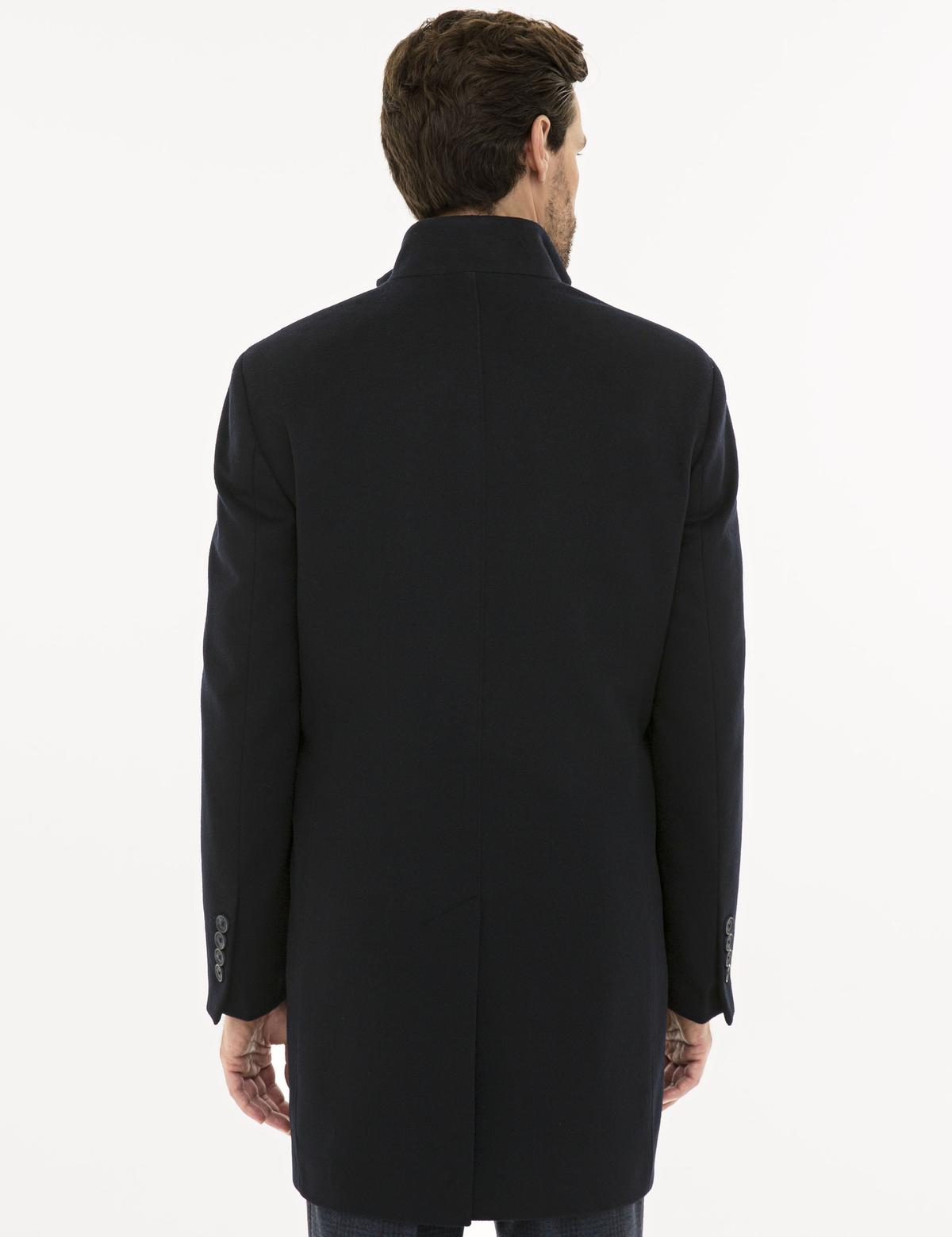 Lacivert Slim Fit Palto - 50230242018