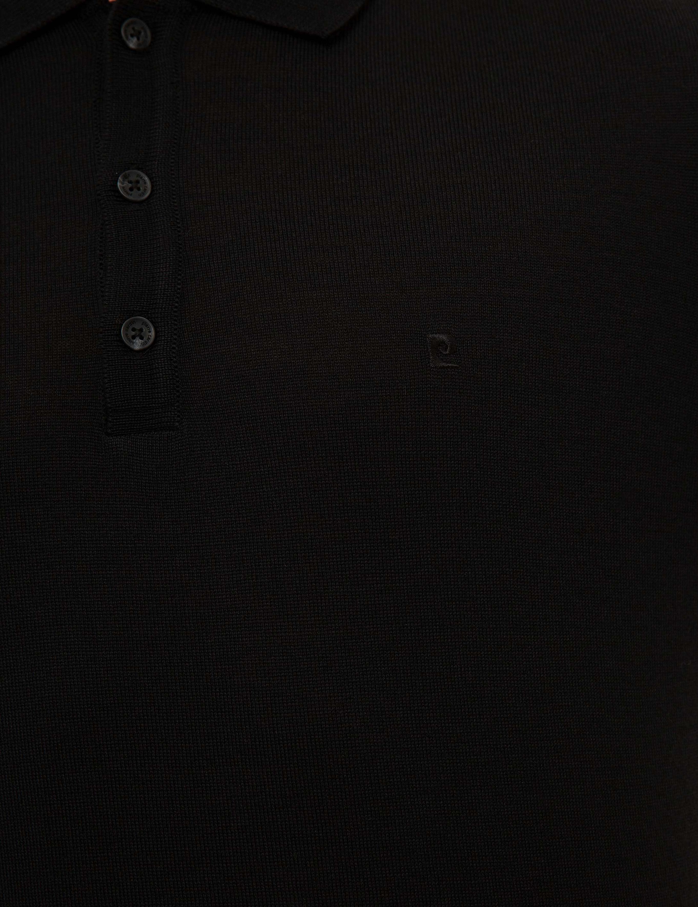 Siyah Slim Fit Basic Kazak