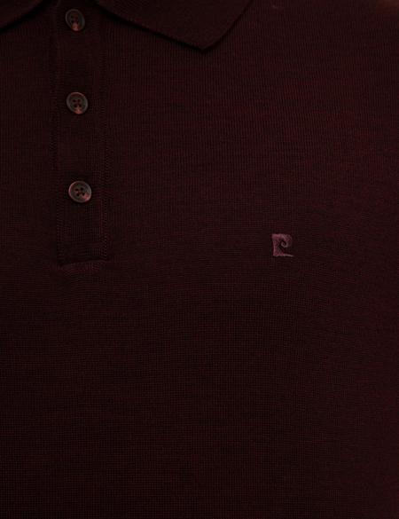 Bordo Slim Fit Basic Kazak - 50227023028