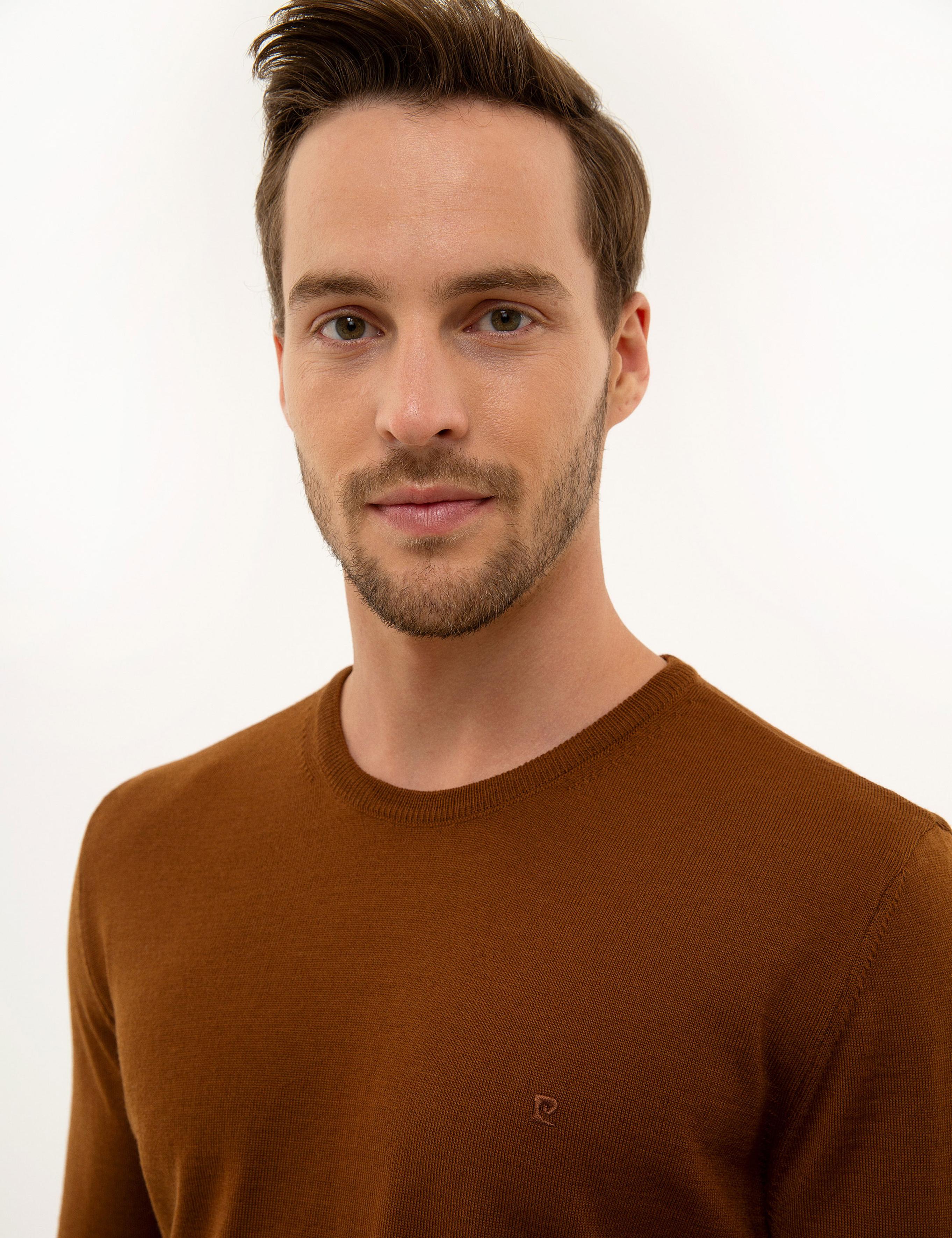 Taba Slim Fit Bisiklet Yaka Basic Triko Kazak