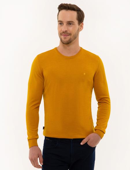 Safran Slim Fit Bisiklet Yaka Basic Triko Kazak - 50227677129