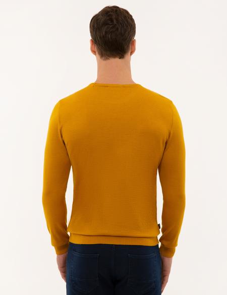 Safran Slim Fit Bisiklet Yaka Basic Triko Kazak - 50227677129