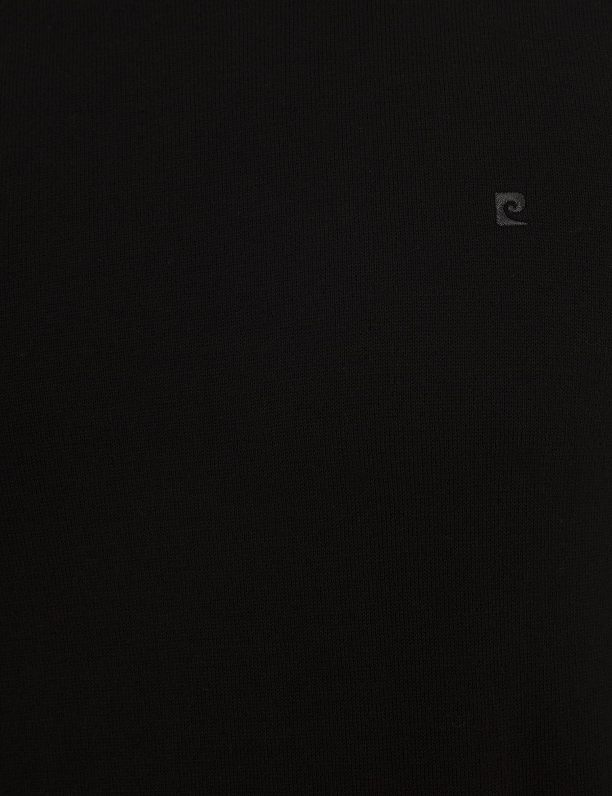 Siyah Slim Fit Yarım Balıkçı Yaka Basic Triko Kazak - 50230807011