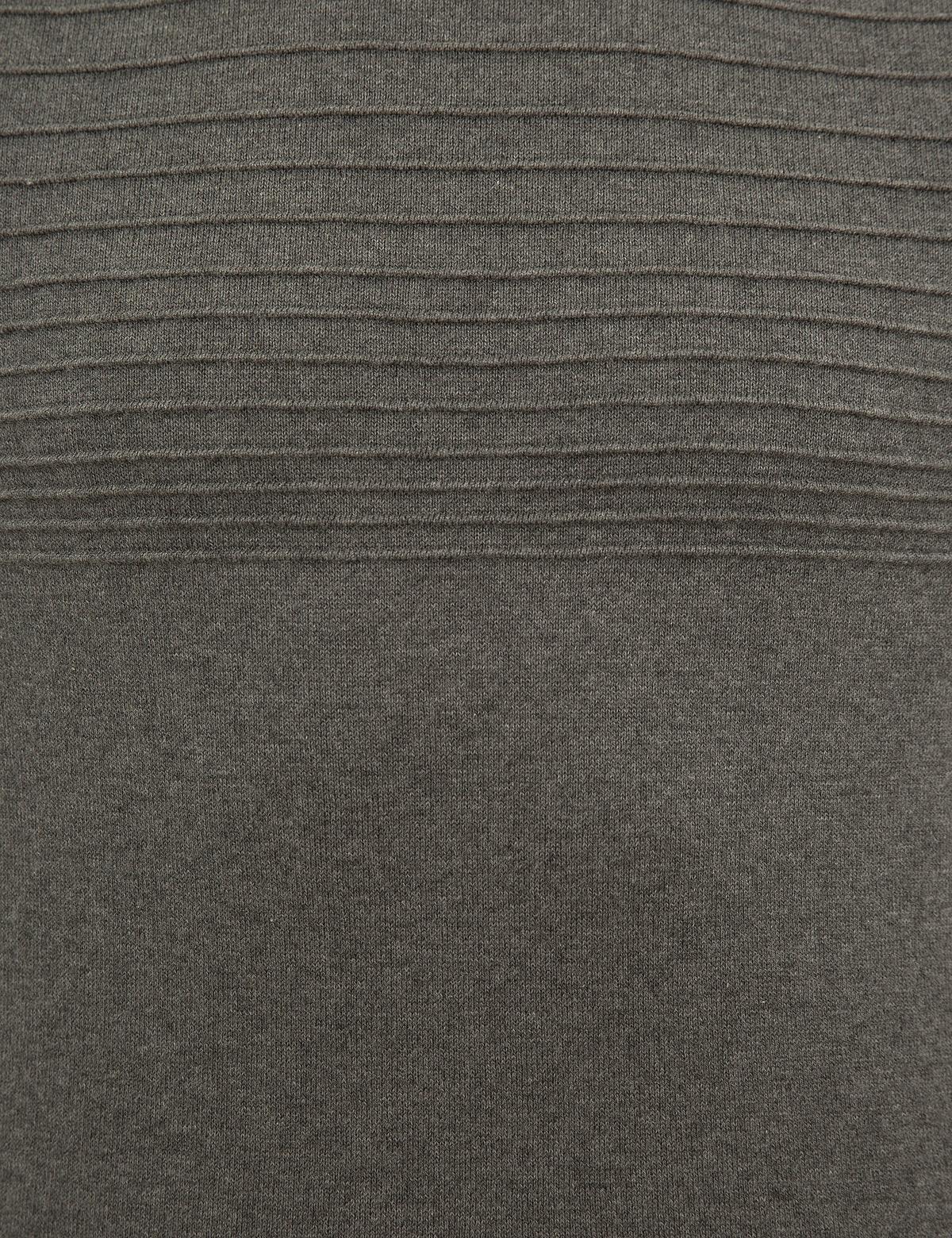 Gri Melanj Slim Fit Triko Kazak - 50233715021