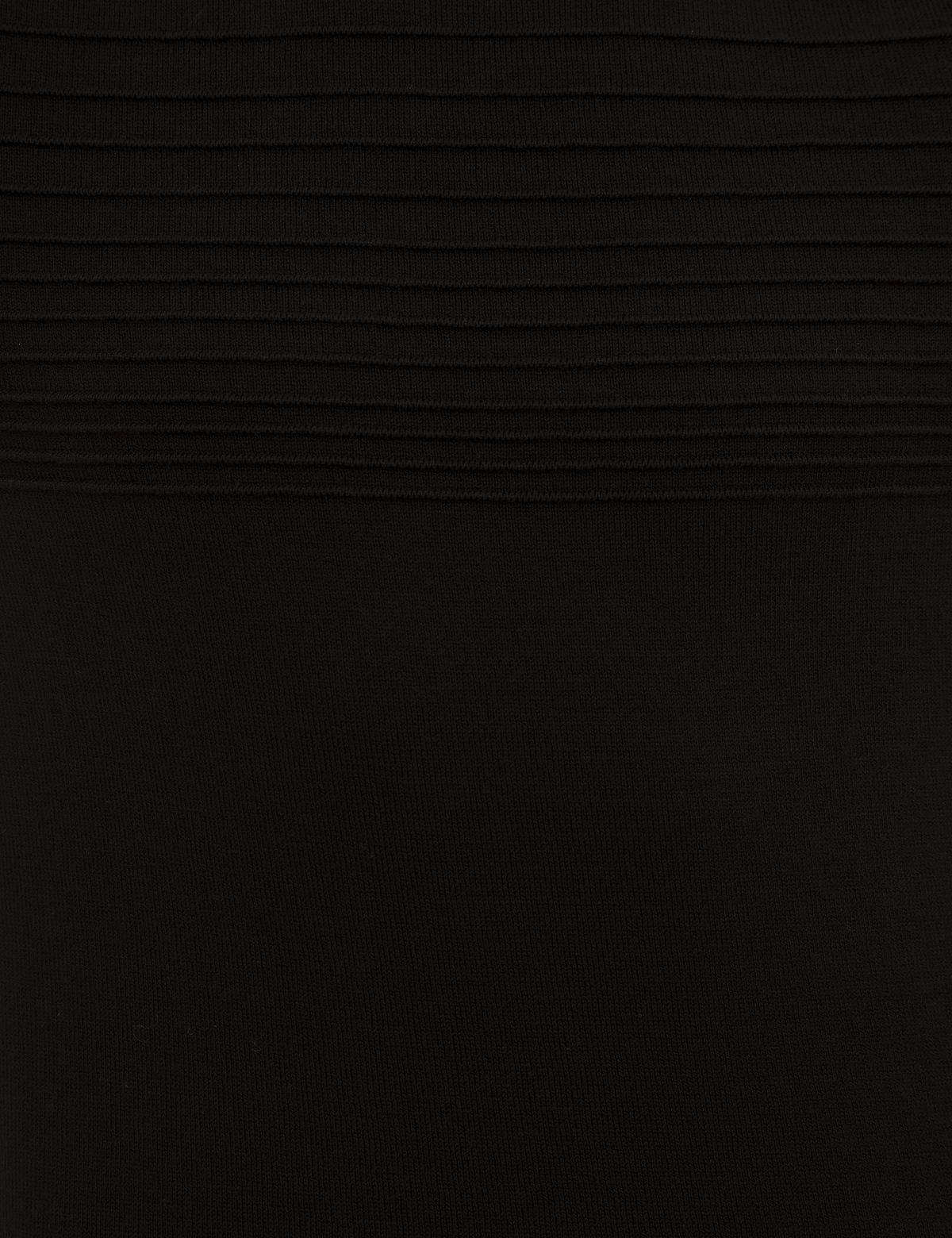 Siyah Slim Fit Triko Kazak - 50233715011