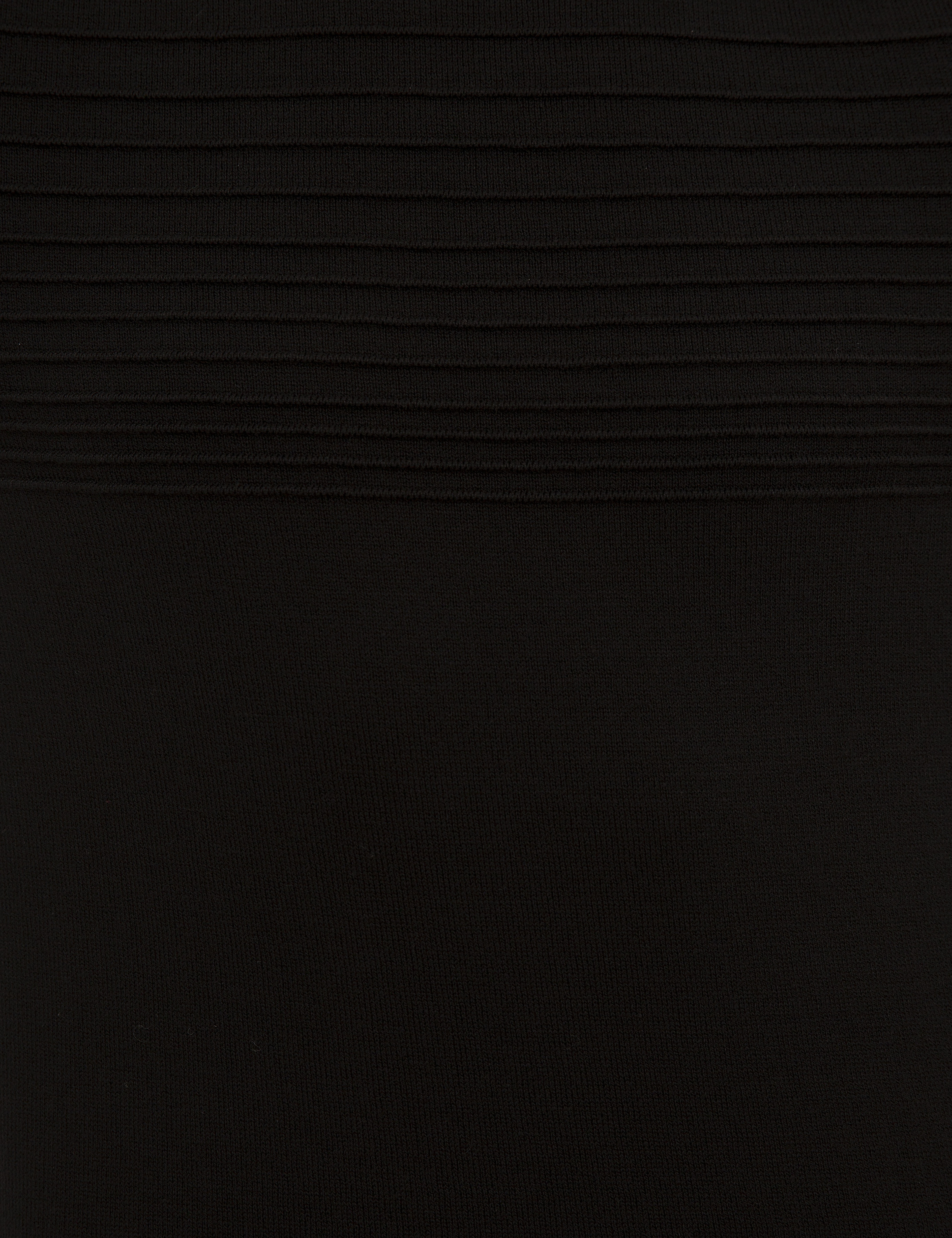 Siyah Slim Fit Triko Kazak - Image 6