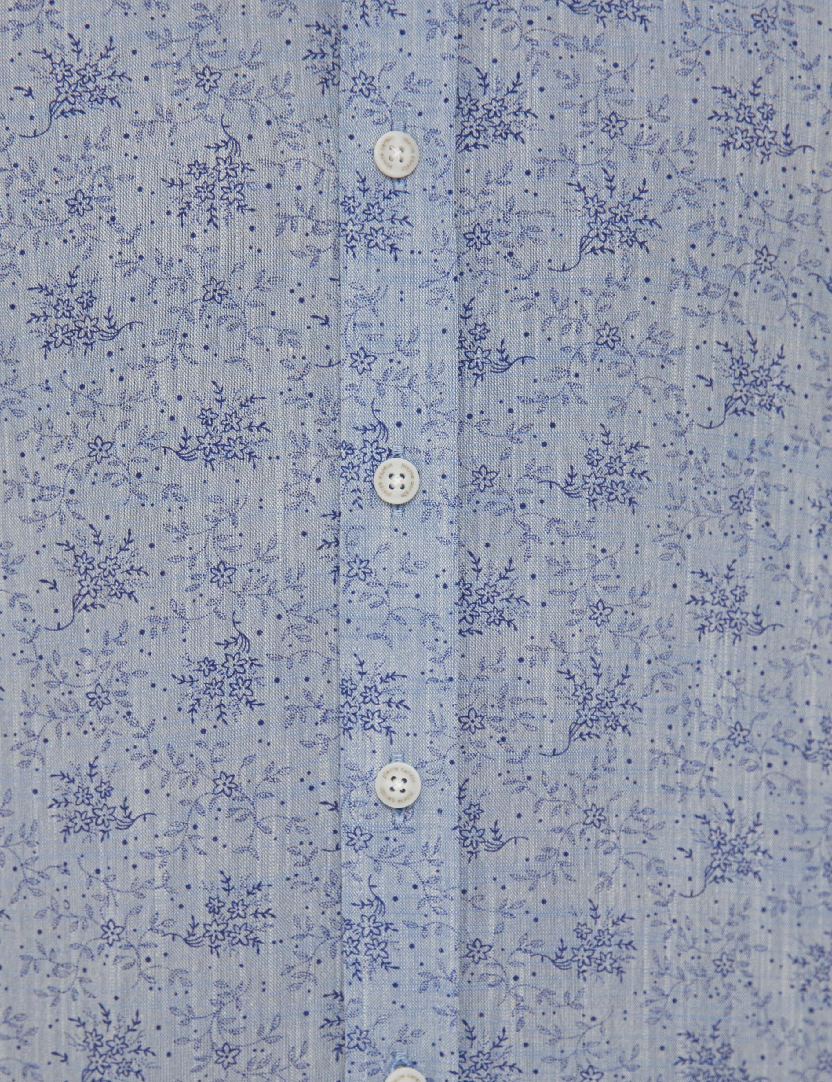 Açık Mavi Slim Fit Uzun Kollu Gömlek