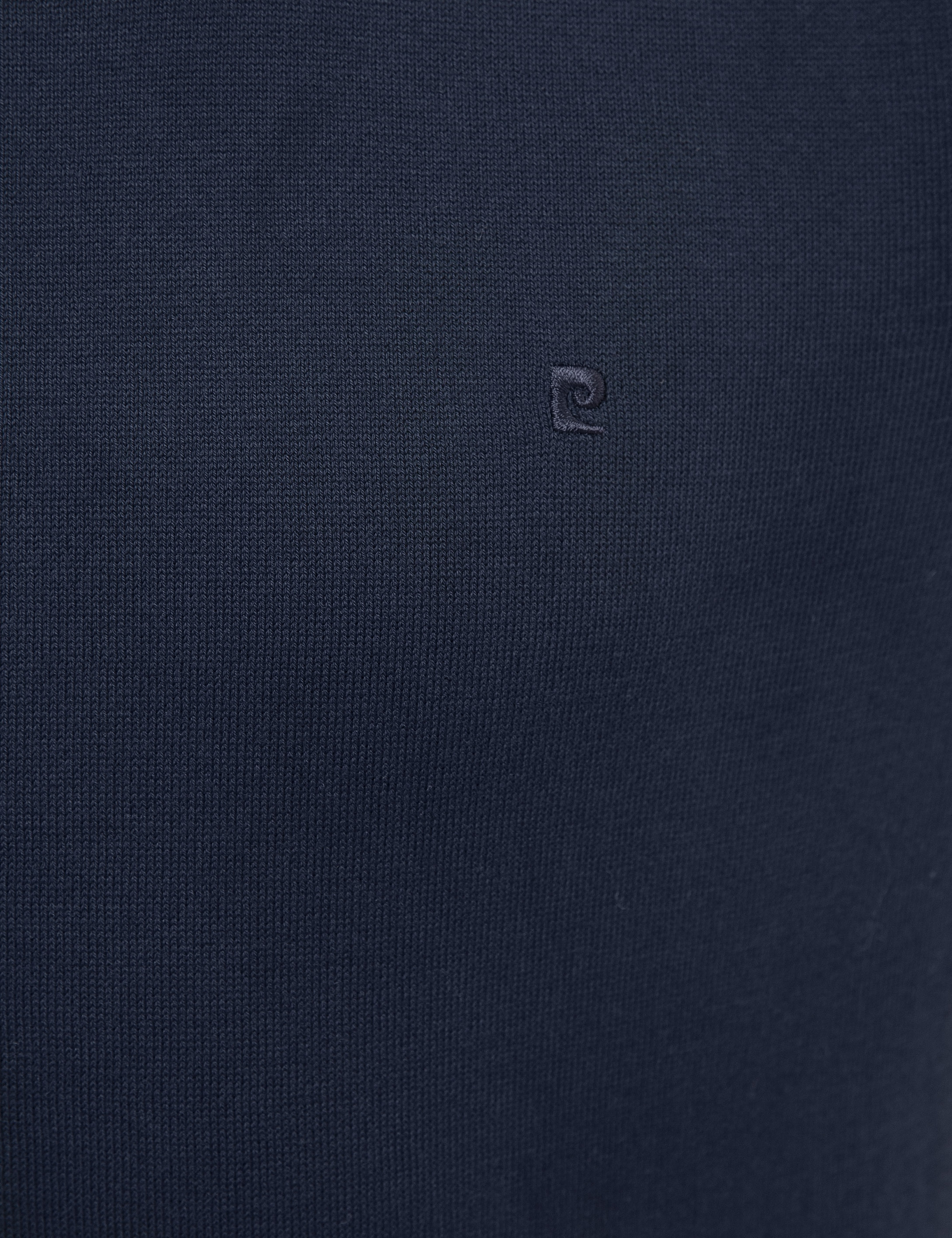 Lacivert Slim Fit Bisiklet Yaka Basic Triko Kazak