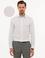 Beyaz Slim Fit Armürlü Gömlek