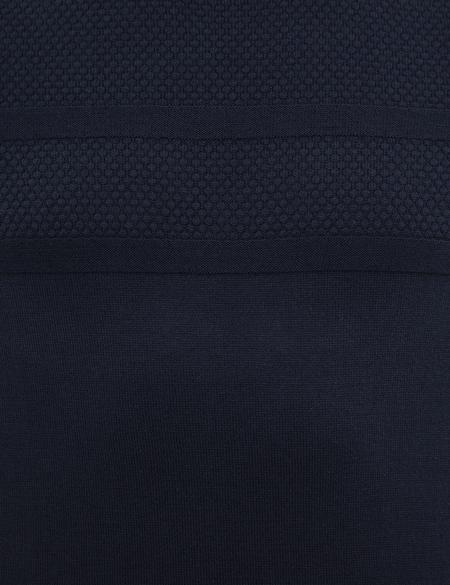 Lacivert Slim Fit Yarım Balıkçı Yaka Triko Kazak - 50233719006