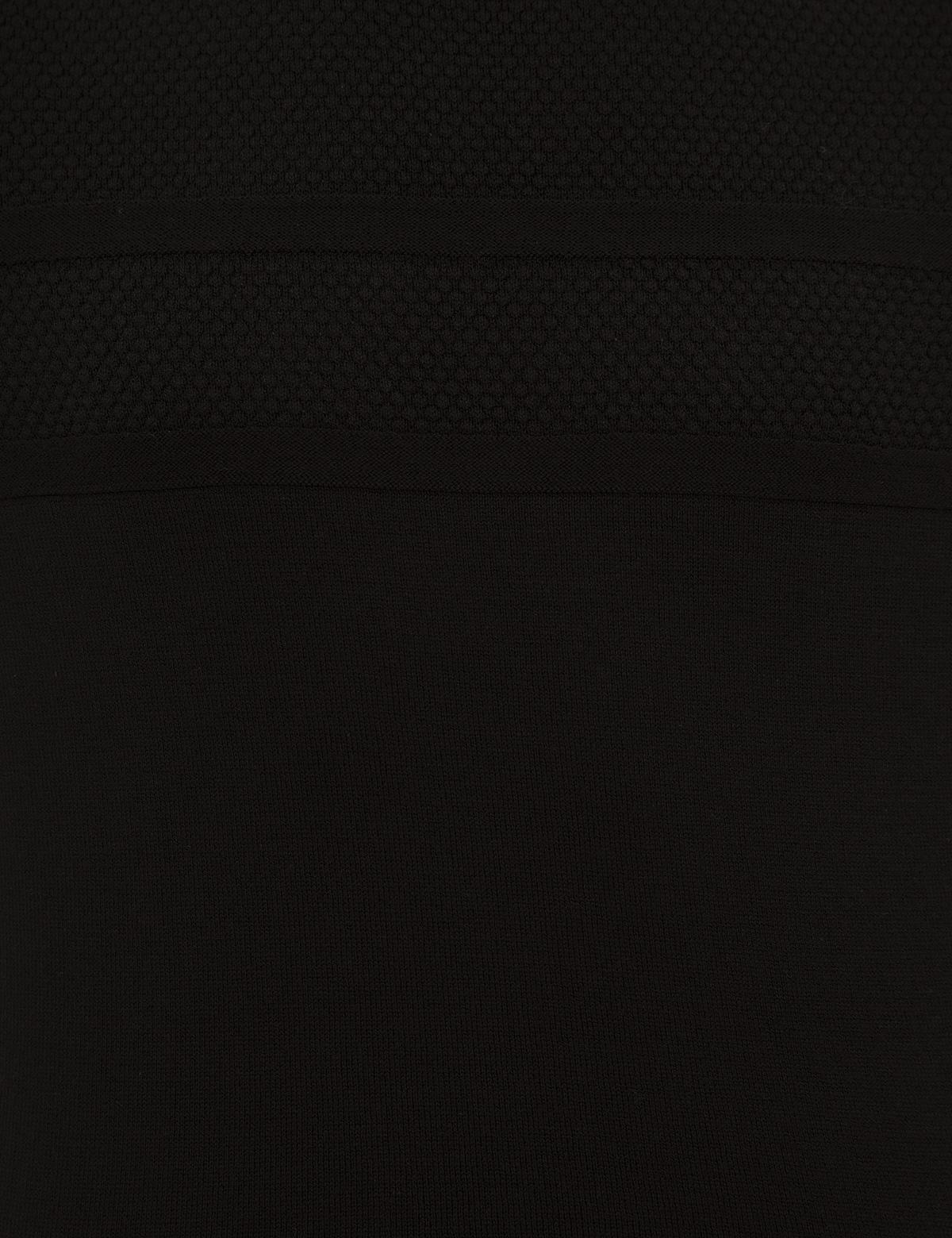 Siyah Slim Fit Triko Kazak - 50233719026