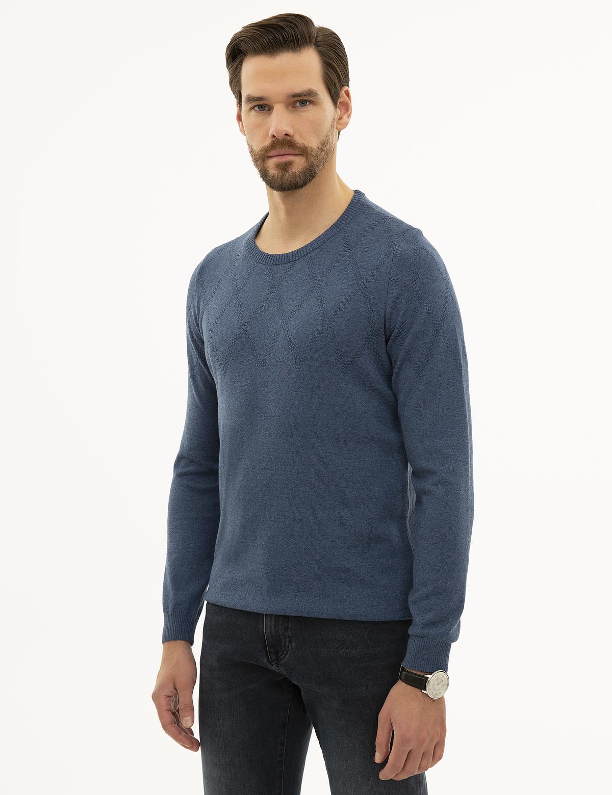 İndigo Slim Fit Triko Kazak - 50233736003