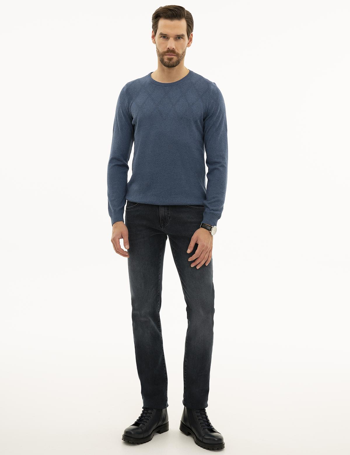 İndigo Slim Fit Triko Kazak - 50233736003