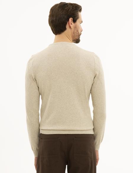 Kum Melanj Slim Fit Triko Kazak - 50233736023