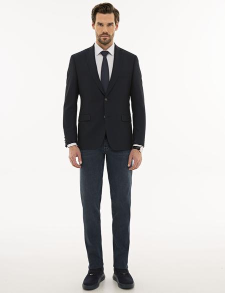 Lacivert Slim Fit Ceket - 50230907041