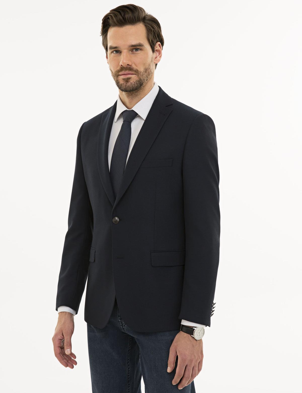 Lacivert Slim Fit Ceket - 50230907041