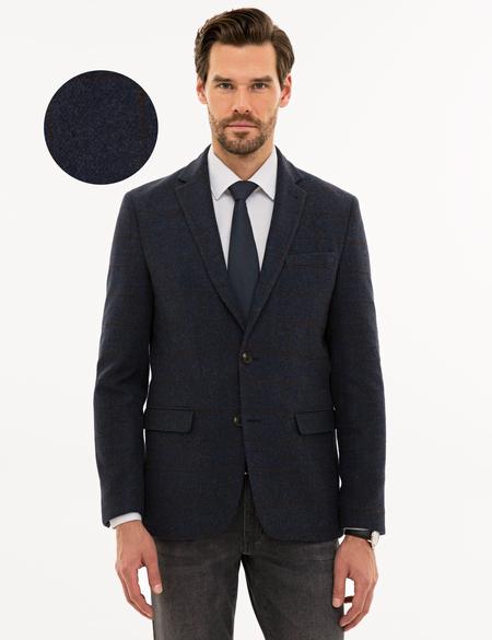 Lacivert Slim Fit Ceket - 50228525086