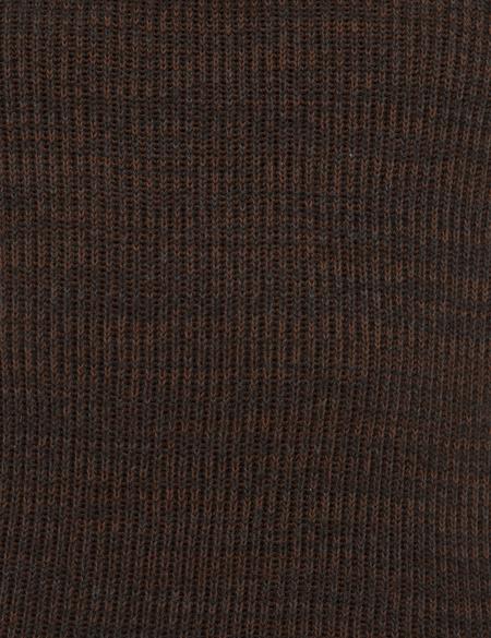 Kahverengi Slim Fit Bisiklet Yaka Triko Kazak - 50227830038