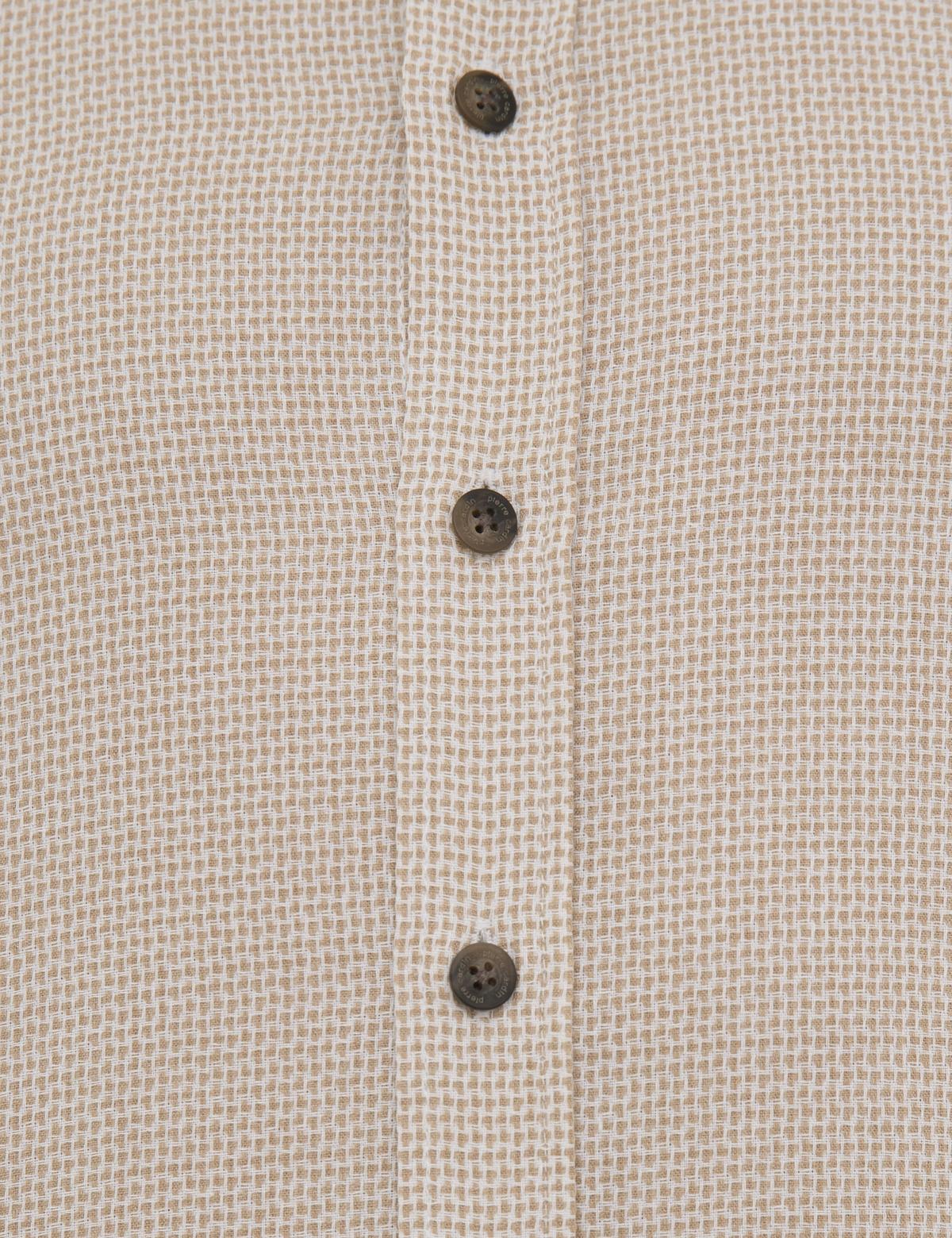 Açık Kahverengi Slim Fit Gömlek - 50233536006