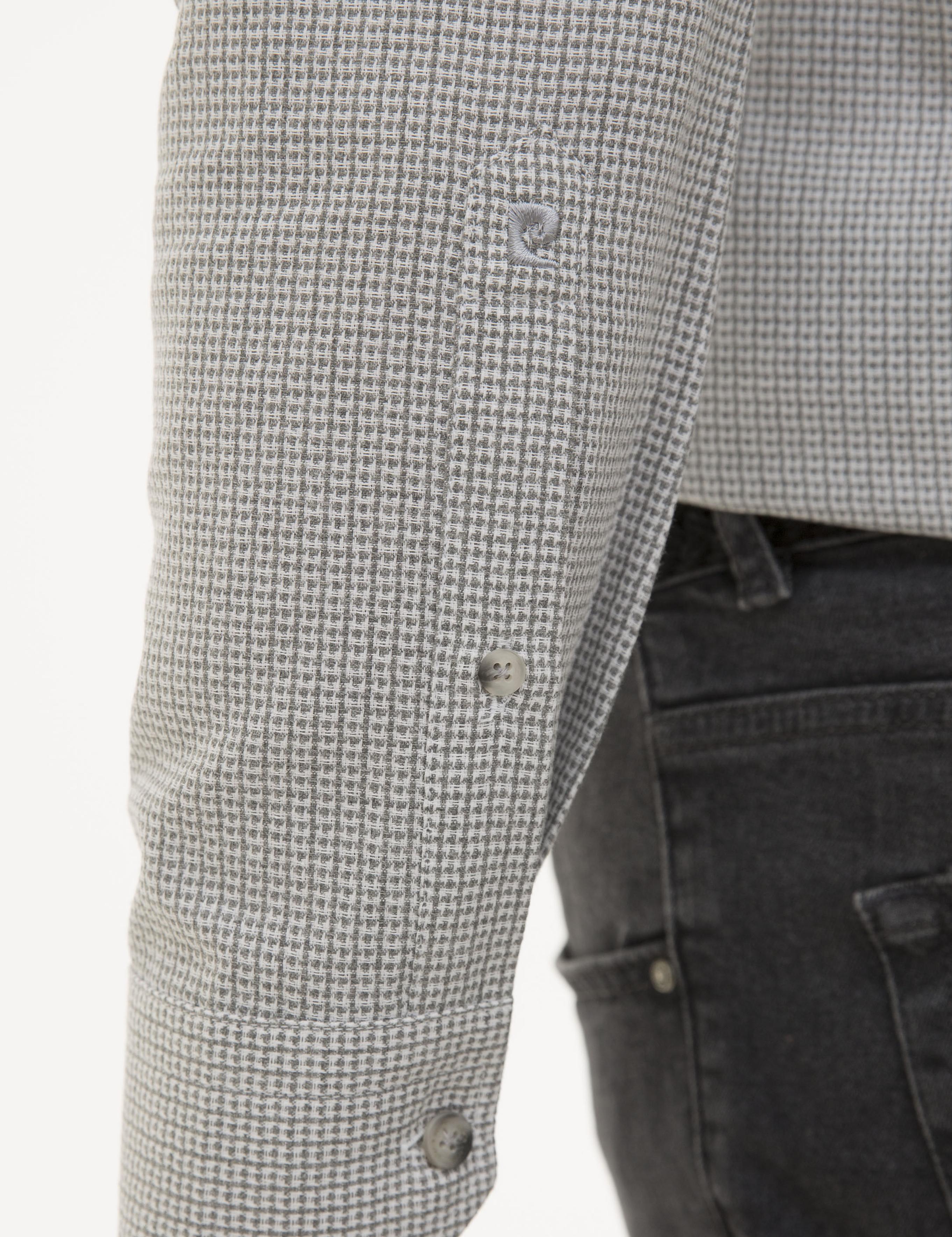 Gri Slim Fit Gömlek