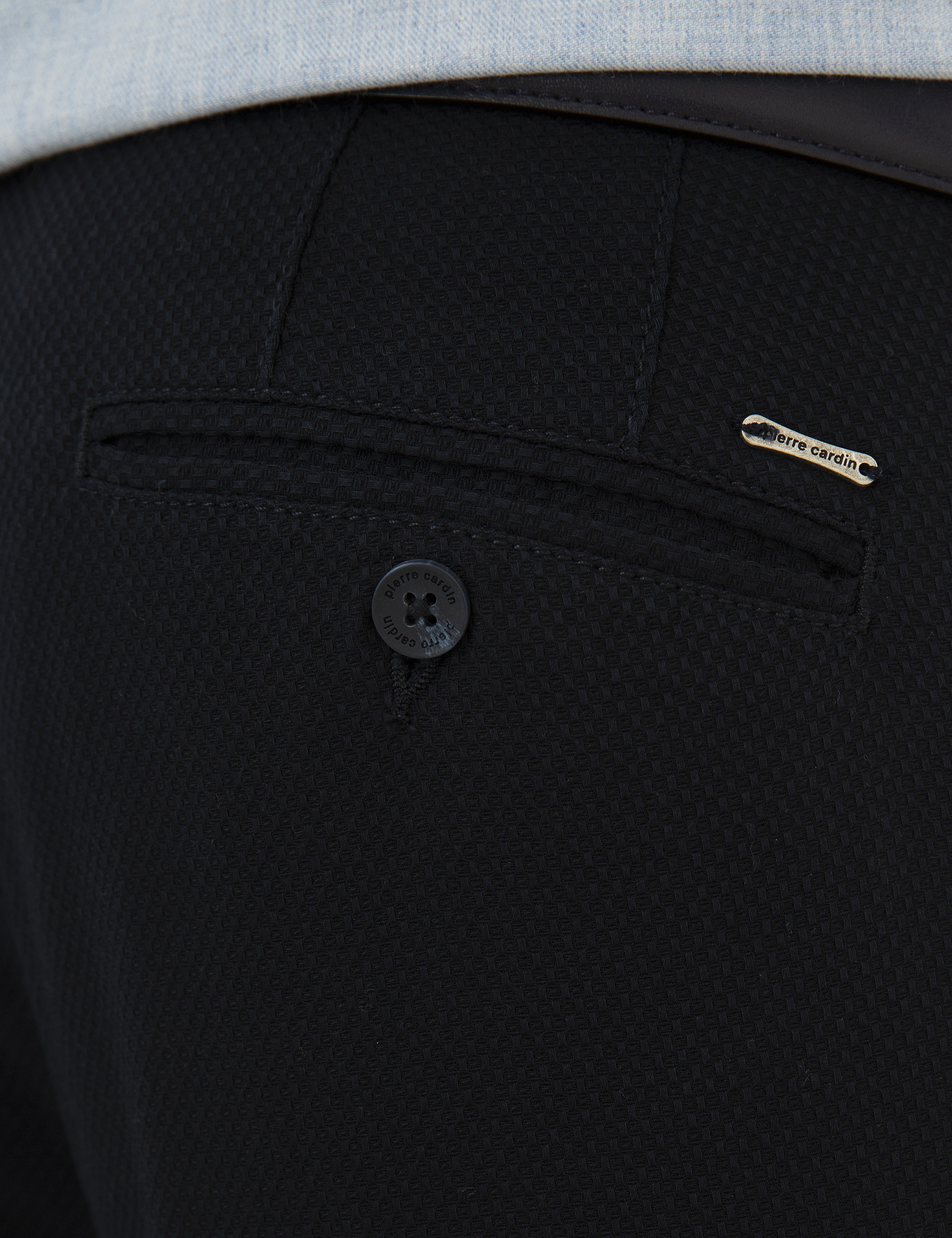 Lacivert Slim Fit Kanvas Pantolon - Image 4