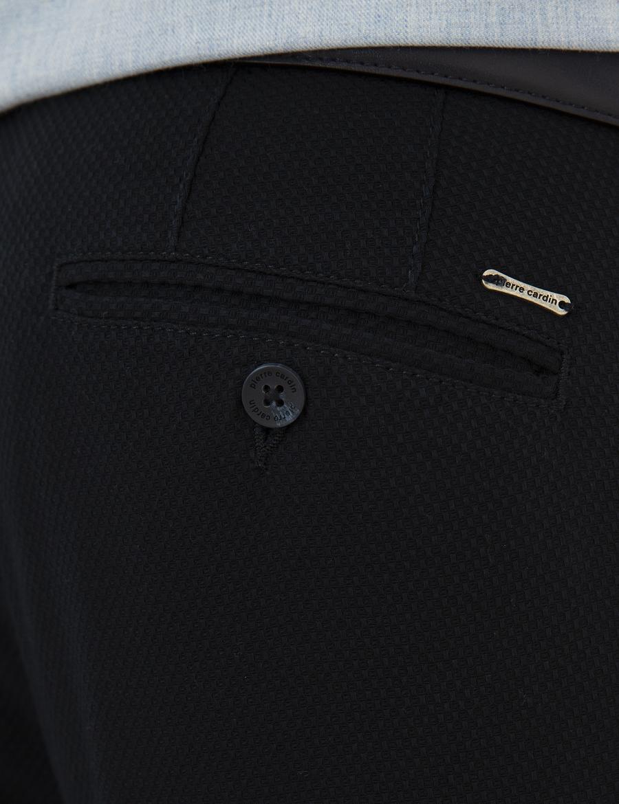 Lacivert Slim Fit Kanvas Pantolon