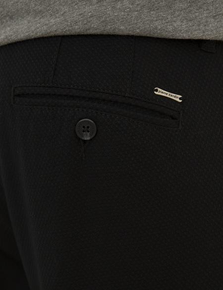 Siyah Slim Fit Chino Pantolon - 50227134113