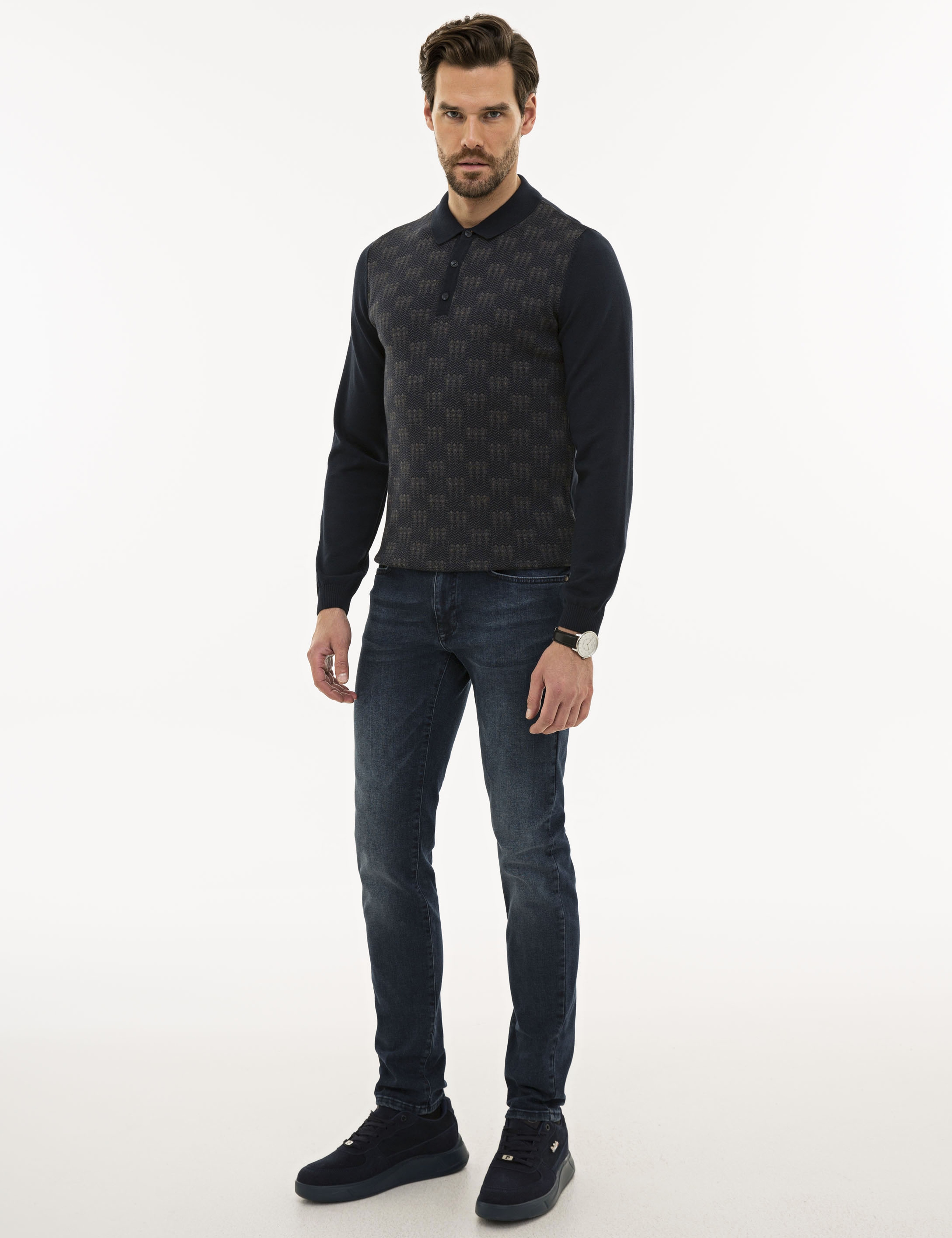 İndigo Slim Fit Denim Pantolon