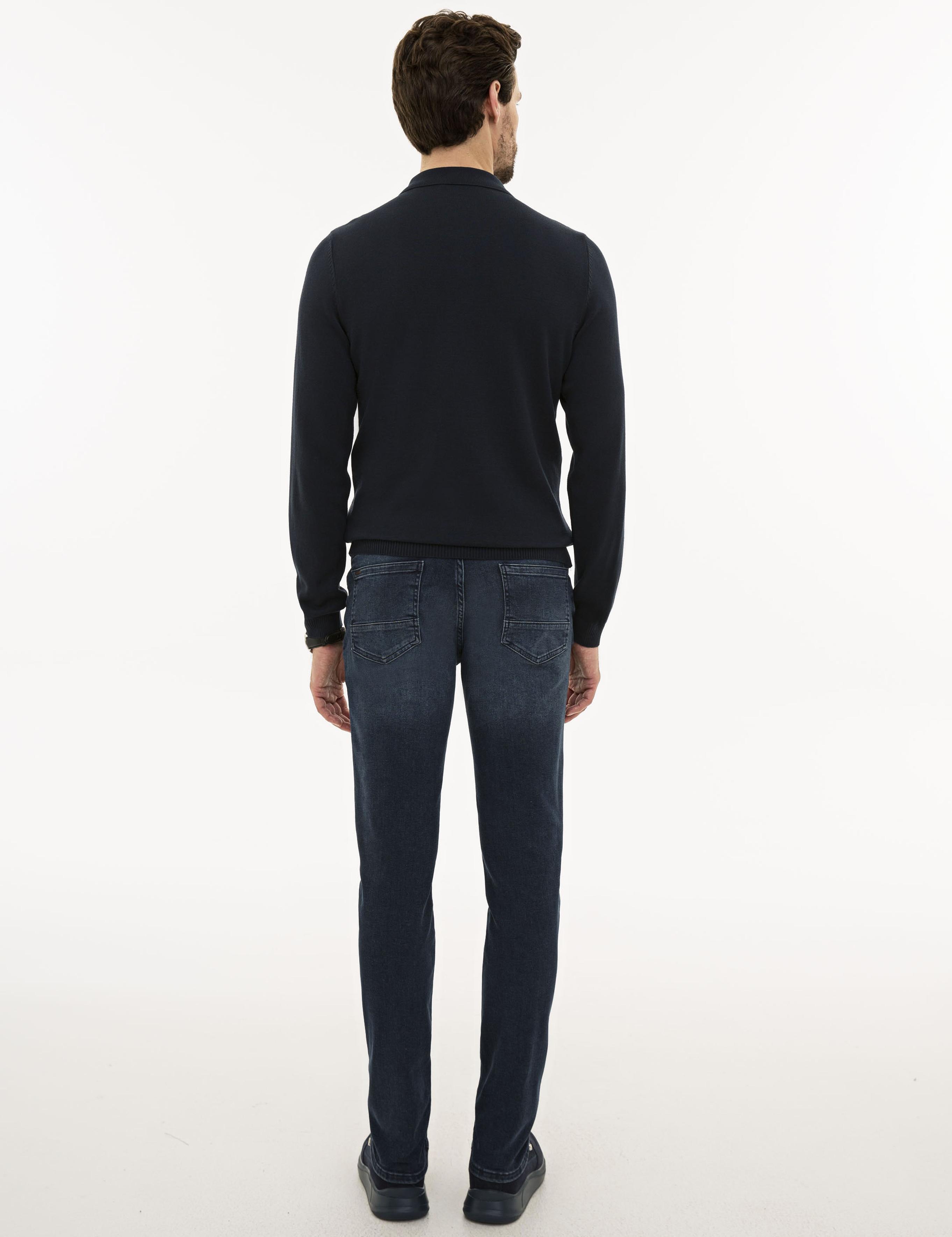 İndigo Slim Fit Denim Pantolon