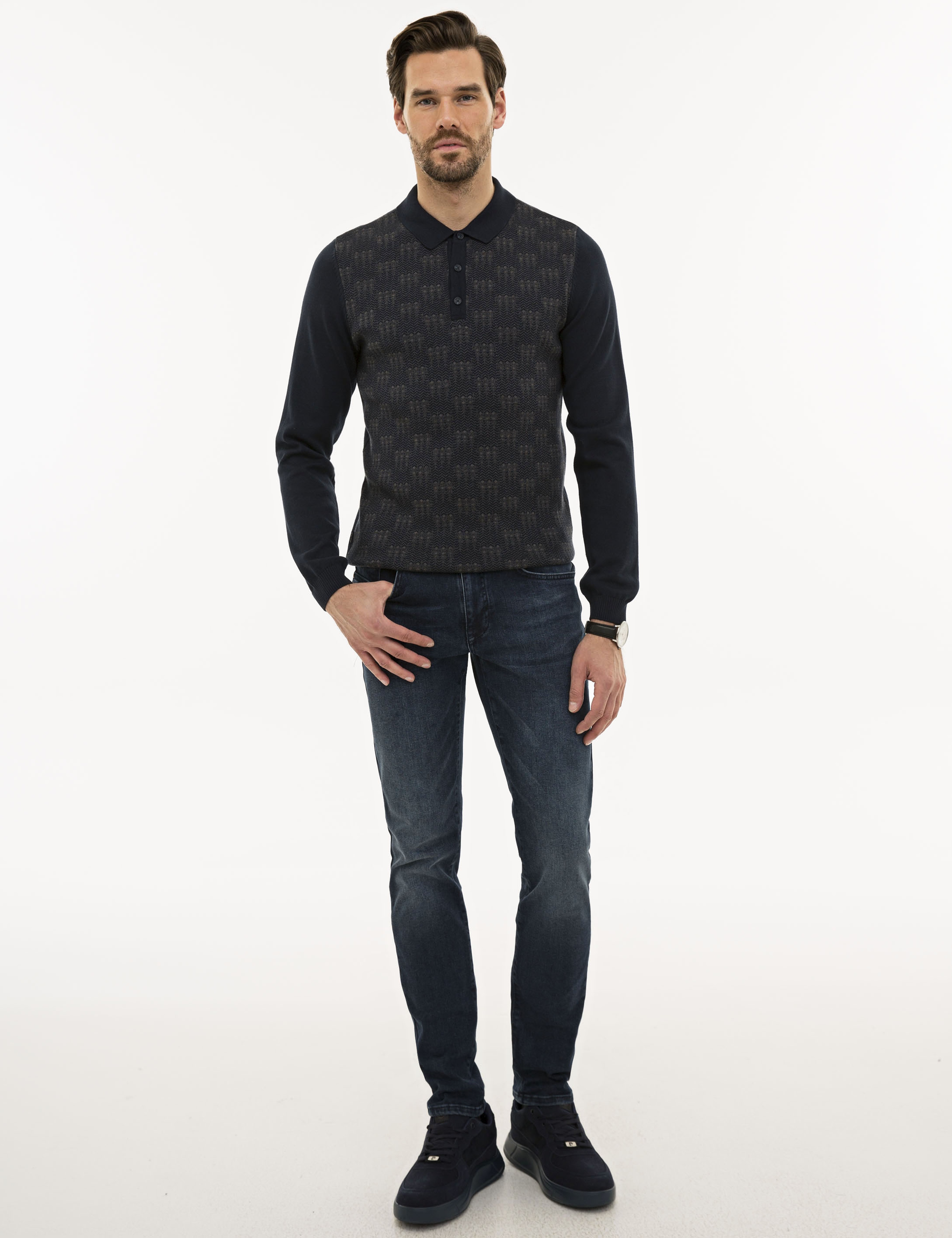 İndigo Slim Fit Denim Pantolon - Image 1